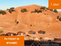 Une-nuit-bivouac-berbère-dunes-de-l'Erglihoudi-en-dromadaires
